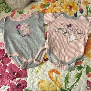 Bundle of 3-6 months baby girl onesies